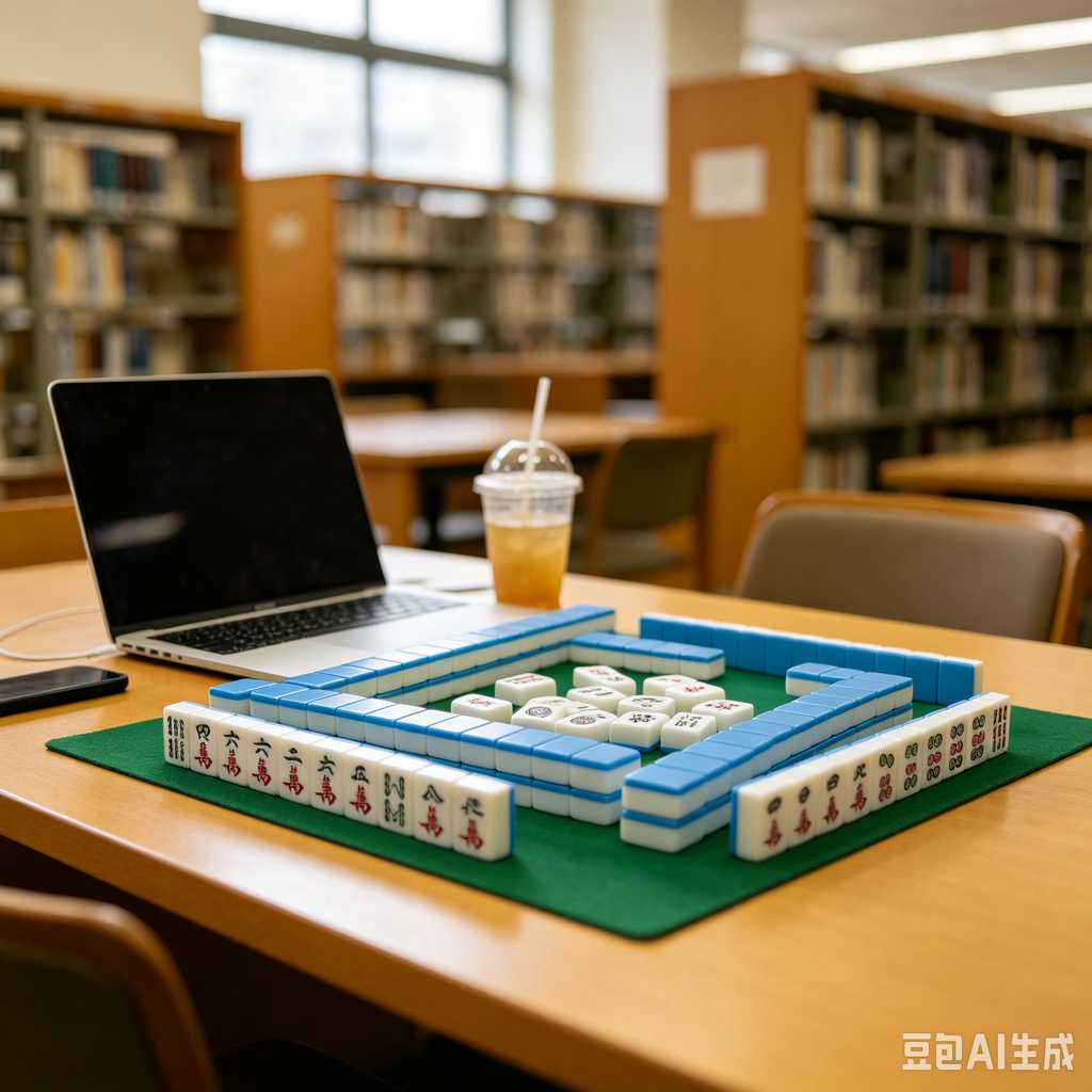 modern text mahjong tiles